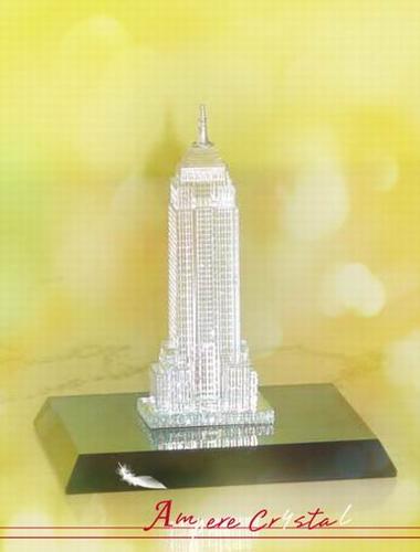 供应水晶楼模 水晶模型 建筑模型 水晶工艺品 - 广州市安培水晶工艺品